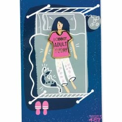 Best deal ❤️ Primitives By Kathy 'I Cannot Adult Today' Enamel Pin ⌛