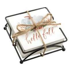 Best Pirce 🔥 Primitives By Kathy Fall Blessings Coaster Set 😉