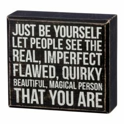 Wholesale 🤩 Primitives By Kathy 'Be Yourself' Block Sign ❤️