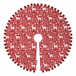 Top 10 💯 Primitives By Kathy Red Reindeer Tree 👗 Skirt ⌛