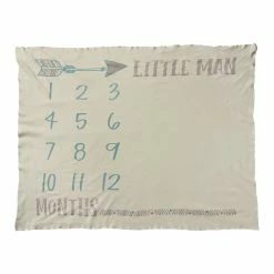 Brand new 😍 Primitives By Kathy Gray 'Little Man' Milestone Blanket 💯