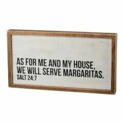 Best deal ✔️ Primitives By Kathy 'We Will Serve Margaritas' Block Sign 🌟