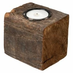 Best Sale ⌛ Primitives By Kathy Wood Block Candle Holder 🤩