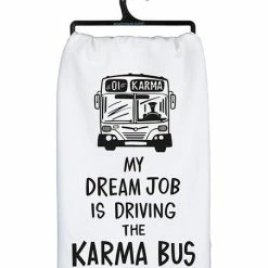 Promo ⭐ Primitives By Kathy White 'Dream Job' Dish Towel 😍