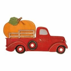 Best Sale ✨ Primitives By Kathy Red Truck & Pumpkin Décor 💯