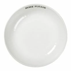 Best Pirce 🧨 Primitives By Kathy White & Black 'More Please' Bowl 😀