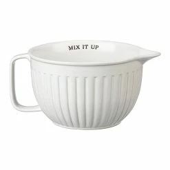 Budget 🔥 Primitives By Kathy White & Black 'Mix It Up' Mixing Bowl 🎁