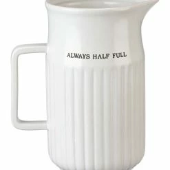 Top 10 😉 Primitives By Kathy 'Always Half Full' Stoneware Pitcher 🔥