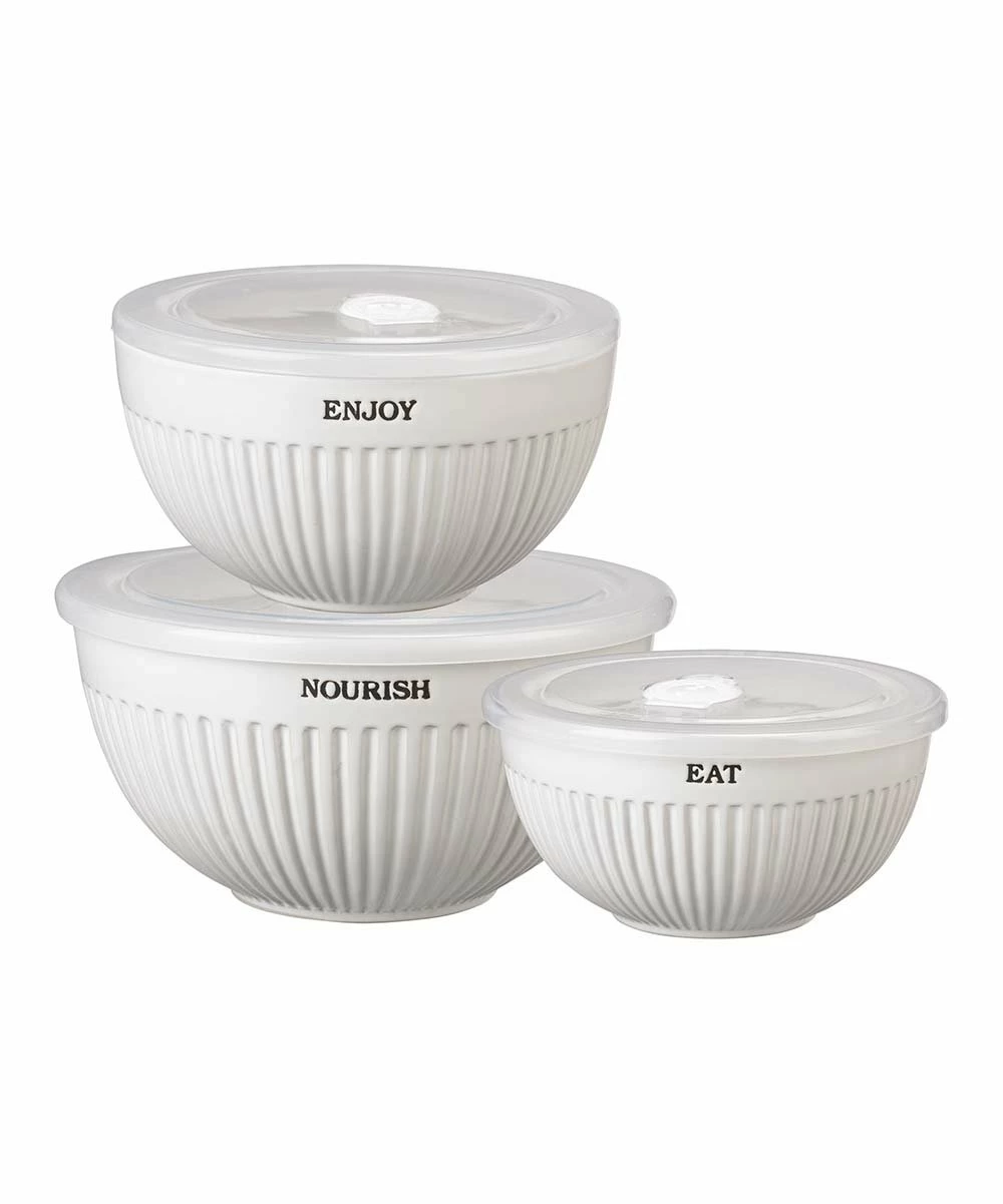 Wholesale π Primitives By Kathy 'Nourish' Lidded Bowl Set π