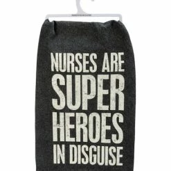 Top 10 🎉 Primitives By Kathy Gray 'Nurses Are Super Heroes In Disguise' Dish Towel 💯