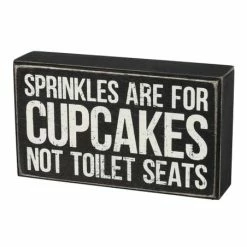 Brand new ⌛ Primitives By Kathy Black Faded 'Sprinkles' Block Sign 🎉