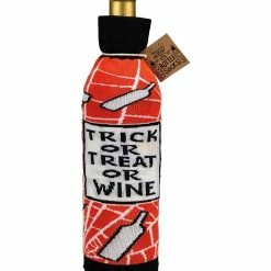 Cheapest 🔥 Primitives By Kathy 'Trick Or Treat Or Wine' Bottle Sleeve ⌛