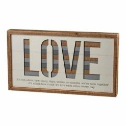 Top 10 👏 Primitives By Kathy 'Love' Inset Slat Block Sign 🤩