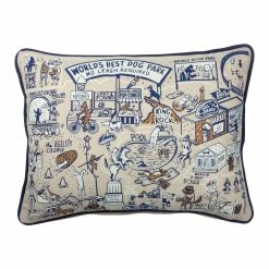Best deal ⌛ Primitives By Kathy Beige 'Dog Park' Throw Pillow ⭐