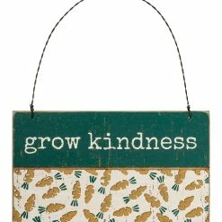 Outlet 💯 Primitives By Kathy Green & Yellow 'Grow Kindness' Ornament 🧨