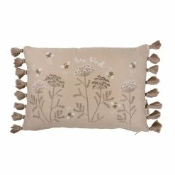 Hot Sale 🎉 Primitives By Kathy Gray & White 'Bee Kind' Throw Pillow ⌛
