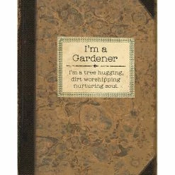 Deals 🤩 Primitives By Kathy Brown Abstract 'I'm A Gardener' Journal 🔔