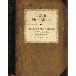 Brand new 🛒 Primitives By Kathy Brown Abstract 'I'm A Hot Mess' Journal 🔥