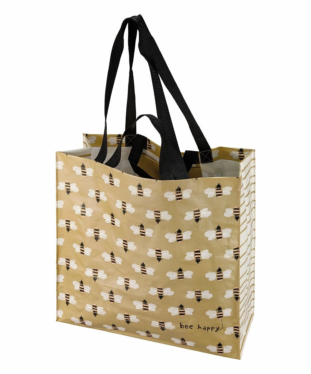 Best reviews of π€© Primitives By Kathy Beige & Yellow 'Bee Happy' Market Tote π - Image 3