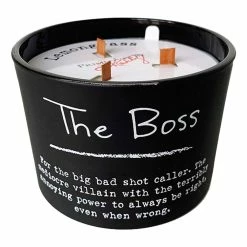Flash Sale 🥰 Primitives By Kathy Black 'The Boss' Lemongrass Jar Candle ✨