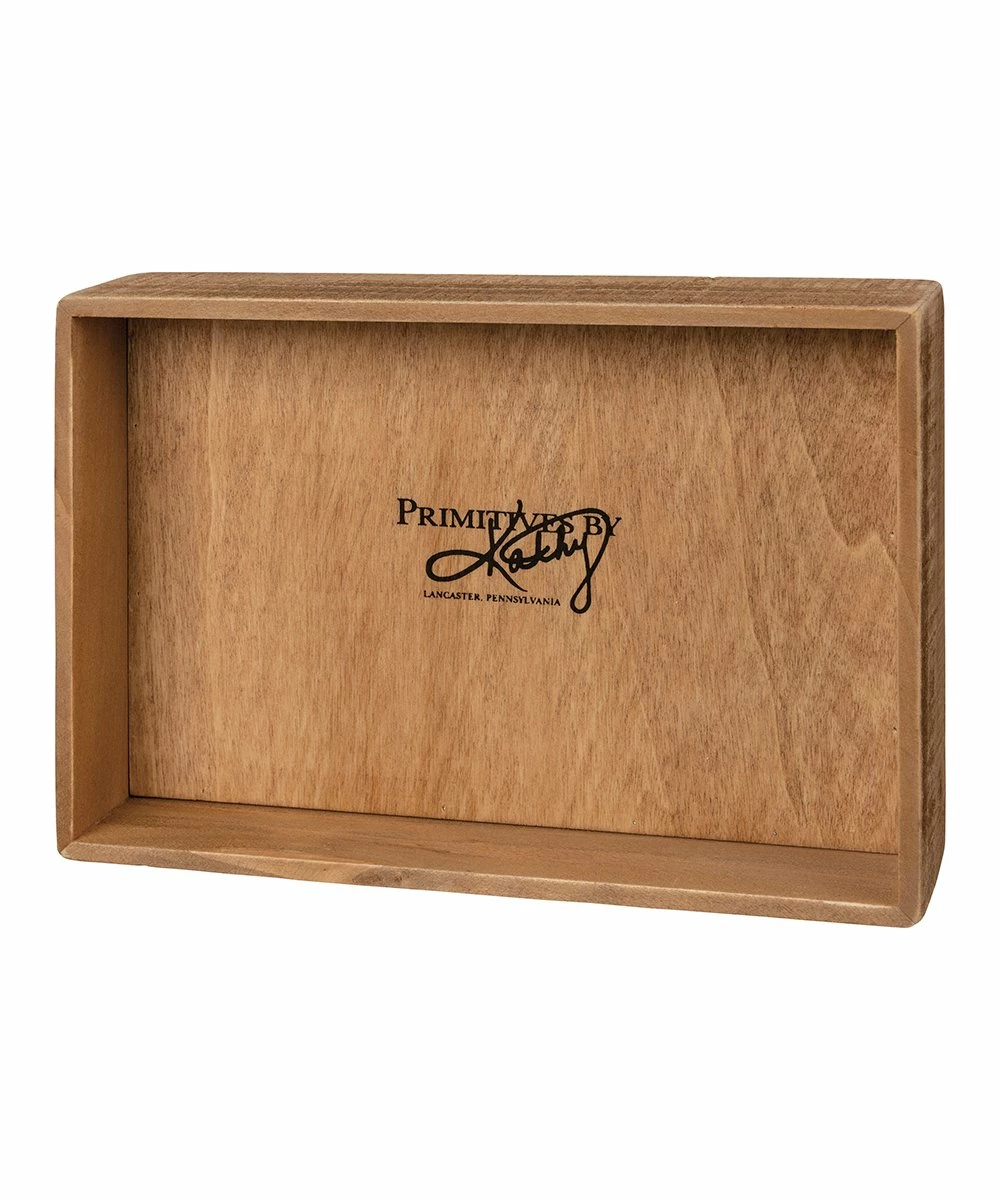 Brand new π Primitives By Kathy White & Brown 'Not Worth The Jail Time' Box Sign π - Image 2