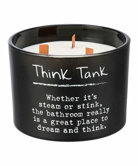 New π Primitives By Kathy Black & White 'Think Tank' Three-Wick Jar Candle β¨