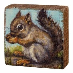 Best reviews of ⭐ Primitives By Kathy Brown & Blue Squirrel Box Sign 🎁