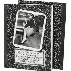 Discount 😀 Primitives By Kathy Black & White 'You Drinking?' Journal 🔔