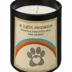 Outlet 👍 Primitives By Kathy Black 'A Light Remains' Rainbow Footprint Jar Candle ❤️