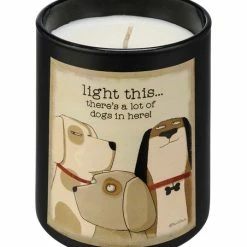 Best Pirce 🛒 Primitives By Kathy 'There's A Lot Of 🐕 Dogs In Here' Jar Candle ⭐