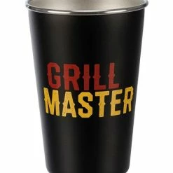 Best deal ❤️ Primitives By Kathy Black 'Grill Master' Steel Pint Glass 🎁