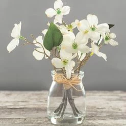 Discount 🥰 Primitives By Kathy White 🦮 Dogwood Blossom Arrangement 🧨
