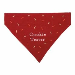 Best Sale ✨ Primitives By Kathy Red 'Cookie Tester' Pet Bandana 😍
