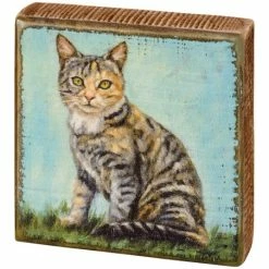 Best reviews of 🎁 Primitives By Kathy Tabby Cat Box Sign 🔥